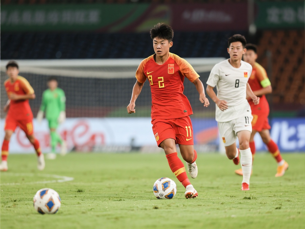 国少对阵沙特U17半场数据全面落后 对比来看,如果国少队不能增强中场组织与前